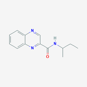 molecular formula C13H15N3O B7515072 N-butan-2-ylquinoxaline-2-carboxamide 