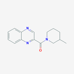 molecular formula C15H17N3O B7515096 (3-Methylpiperidin-1-yl)-quinoxalin-2-ylmethanone 