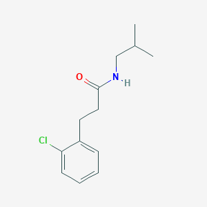 3-(2-chlorophenyl)-N-(2-methylpropyl)propanamide