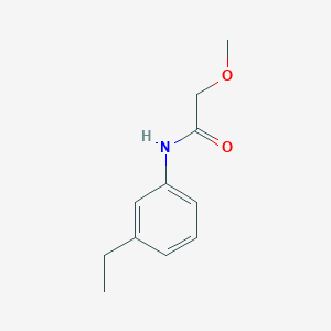 molecular formula C11H15NO2 B7515260 N-(3-ethylphenyl)-2-methoxyacetamide 