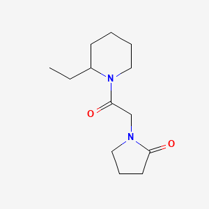 1-[2-(2-Ethylpiperidin-1-yl)-2-oxoethyl]pyrrolidin-2-one