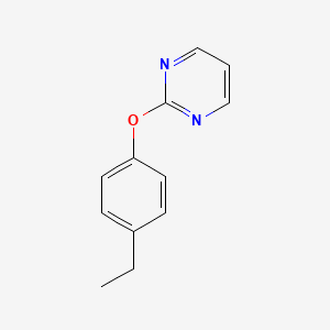 molecular formula C12H12N2O B7515489 2-(4-Ethylphenoxy)pyrimidine 