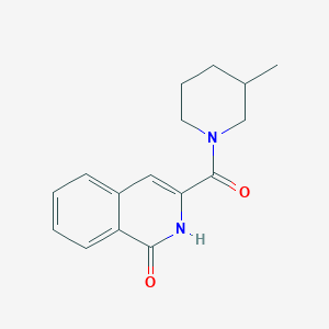 molecular formula C16H18N2O2 B7515550 3-(3-methylpiperidine-1-carbonyl)-2H-isoquinolin-1-one 