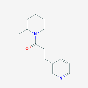 molecular formula C14H20N2O B7515562 1-(2-Methylpiperidin-1-yl)-3-pyridin-3-ylpropan-1-one 