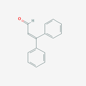 molecular formula C15H12O B075156 3,3-二苯基丙烯醛 CAS No. 1210-39-5