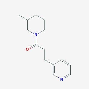 molecular formula C14H20N2O B7515735 1-(3-Methylpiperidin-1-yl)-3-pyridin-3-ylpropan-1-one 