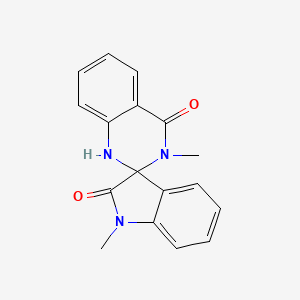molecular formula C17H15N3O2 B7515963 1',3-dimethylspiro[1H-quinazoline-2,3'-indole]-2',4-dione 