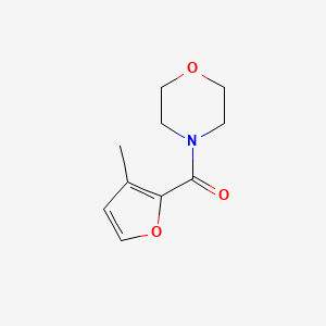 molecular formula C10H13NO3 B7515985 (3-Methylfuran-2-yl)-morpholin-4-ylmethanone 