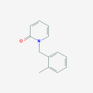 molecular formula C13H13NO B7516110 1-[(2-Methylphenyl)methyl]pyridin-2-one 