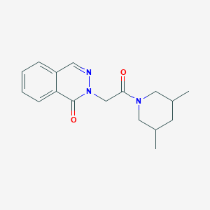 molecular formula C17H21N3O2 B7516144 2-[2-(3,5-Dimethylpiperidin-1-yl)-2-oxoethyl]phthalazin-1-one 