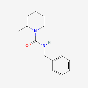 molecular formula C14H20N2O B7516208 N-benzyl-2-methylpiperidine-1-carboxamide 
