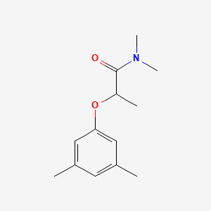 molecular formula C13H19NO2 B7516215 2-(3,5-dimethylphenoxy)-N,N-dimethylpropanamide 