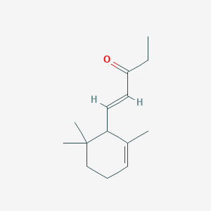 B075163 1-(2,6,6-Trimethyl-2-cyclohexen-1-yl)-1-penten-3-one CAS No. 1335-46-2