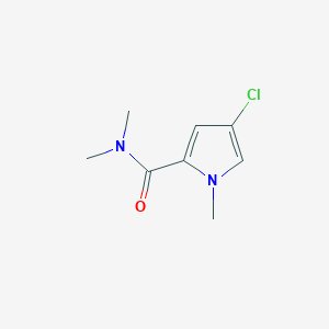 molecular formula C8H11ClN2O B7516323 4-chloro-N,N,1-trimethylpyrrole-2-carboxamide 