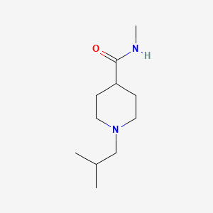 N-methyl-1-(2-methylpropyl)piperidine-4-carboxamide