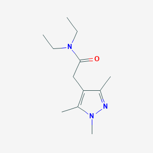 N,N-diethyl-2-(1,3,5-trimethylpyrazol-4-yl)acetamide
