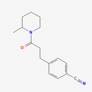 4-[3-(2-Methylpiperidin-1-yl)-3-oxopropyl]benzonitrile