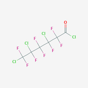 molecular formula C6Cl4F8O B075165 3,5,6-三氯八氟己酰氯 CAS No. 1422-98-6