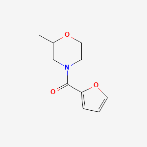 molecular formula C10H13NO3 B7516565 Furan-2-yl-(2-methylmorpholin-4-yl)methanone 