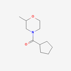 molecular formula C11H19NO2 B7516574 Cyclopentyl-(2-methylmorpholin-4-yl)methanone 