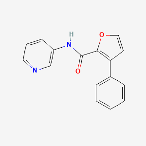 molecular formula C16H12N2O2 B7516605 3-phenyl-N-pyridin-3-ylfuran-2-carboxamide 