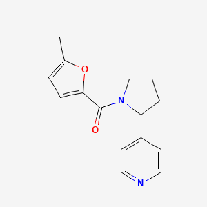 molecular formula C15H16N2O2 B7516685 (5-Methylfuran-2-yl)-(2-pyridin-4-ylpyrrolidin-1-yl)methanone 
