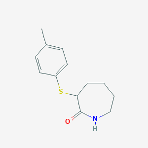 3-(4-Methylphenyl)sulfanylazepan-2-one