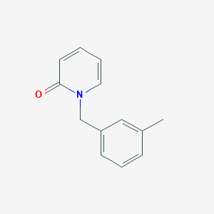 molecular formula C13H13NO B7516936 1-[(3-Methylphenyl)methyl]pyridin-2-one 