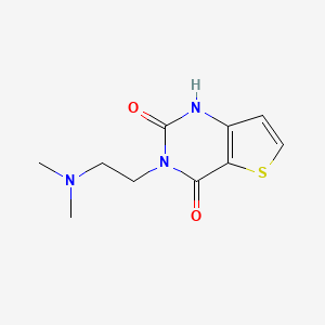 molecular formula C10H13N3O2S B7516945 3-[2-(dimethylamino)ethyl]thieno[3,2-d]pyrimidine-2,4(1H,3H)-dione 