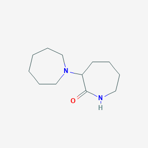 molecular formula C12H22N2O B7516950 3-(Azepan-1-yl)azepan-2-one 