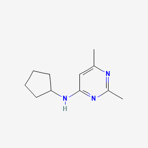 N-cyclopentyl-2,6-dimethylpyrimidin-4-amine