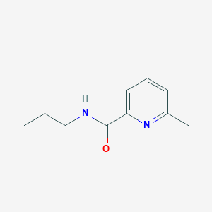 molecular formula C11H16N2O B7517027 6-methyl-N-(2-methylpropyl)pyridine-2-carboxamide 