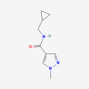 N-(cyclopropylmethyl)-1-methylpyrazole-4-carboxamide