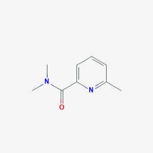 molecular formula C9H12N2O B7517060 N,N,6-trimethylpyridine-2-carboxamide 