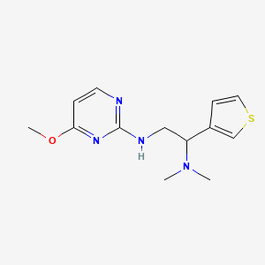 N'-(4-methoxypyrimidin-2-yl)-N,N-dimethyl-1-thiophen-3-ylethane-1,2-diamine