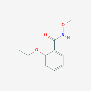 molecular formula C10H13NO3 B7517340 2-ethoxy-N-methoxybenzamide 