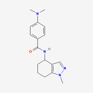 4-(dimethylamino)-N-(1-methyl-4,5,6,7-tetrahydroindazol-4-yl)benzamide