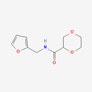 N-(furan-2-ylmethyl)-1,4-dioxane-2-carboxamide