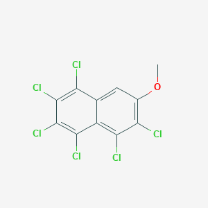 B075177 1,2,3,4,5,6-Hexachloro-7-methoxynaphthalene CAS No. 1506-15-6