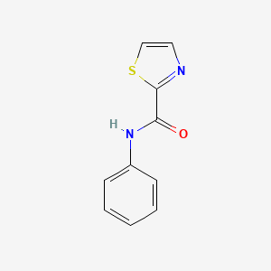 molecular formula C10H8N2OS B7517781 Thiazole carboxanilide 