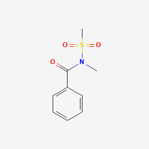 molecular formula C9H11NO3S B7517802 N-Methyl-N-(methylsulfonyl)benzamide 