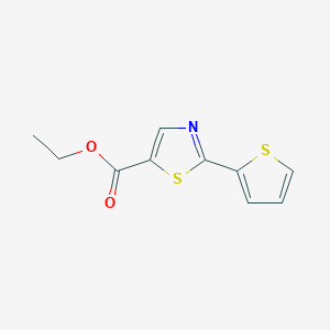 molecular formula C10H9NO2S2 B7517804 Ethyl 2-(2-thienyl)-5-thiazolecarboxylate 