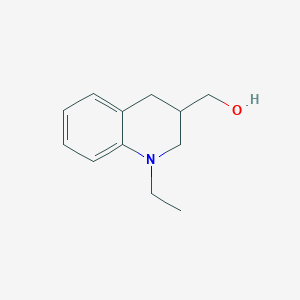 molecular formula C12H17NO B7517809 (1-Ethyl-1,2,3,4-tetrahydro-quinolin-3-yl)-methanol 