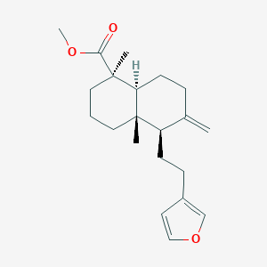 molecular formula C21H30O3 B075179 丹尼利酸甲酯 CAS No. 1238-98-8