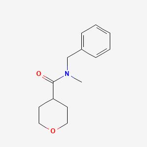 N-benzyl-N-methyloxane-4-carboxamide
