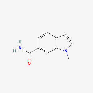 molecular formula C10H10N2O B7518204 1-Methyl-1H-indole-6-carboxamide 