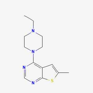 4-(4-Ethylpiperazin-1-yl)-6-methylthieno[2,3-d]pyrimidine