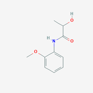 molecular formula C10H13NO3 B7518231 2-hydroxy-N-(2-methoxyphenyl)propanamide 