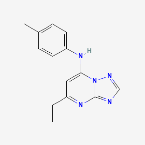 5-ethyl-N-(4-methylphenyl)[1,2,4]triazolo[1,5-a]pyrimidin-7-amine