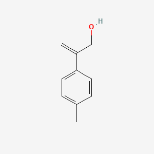 molecular formula C10H12O B7518426 2-(4-Methylphenyl)prop-2-en-1-ol 